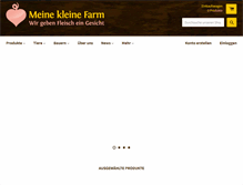 Tablet Screenshot of meinekleinefarm.org